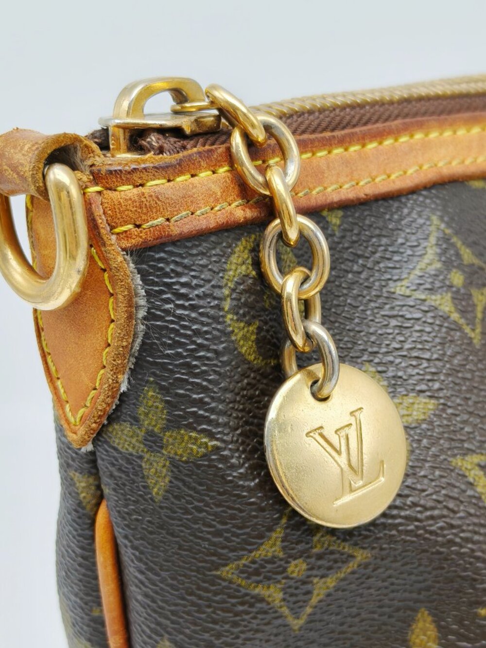 Louis Vuitton Monogram Palermo PM Shoulder Bag Tote Crossbody w Strap - Picture 16 of 16